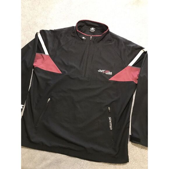 Nascar Joe Gibbs Racing Starter‎ 1/4 Zip 2XL Pullover Long Sleeve Jacket Shirt - Picture 4 of 14